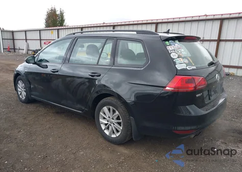 2017 Volkswagen Golf Sportwagen Tsi S из США, поврежденный, VIN 3VWC17AU2HM505242